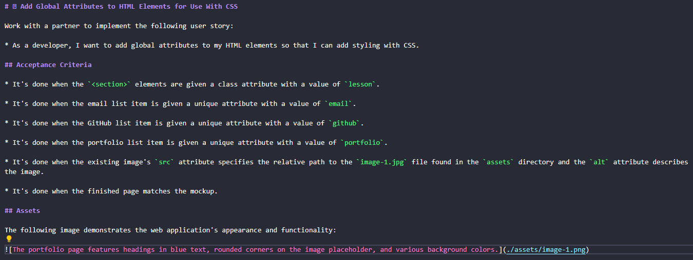 Example of Organizing tests