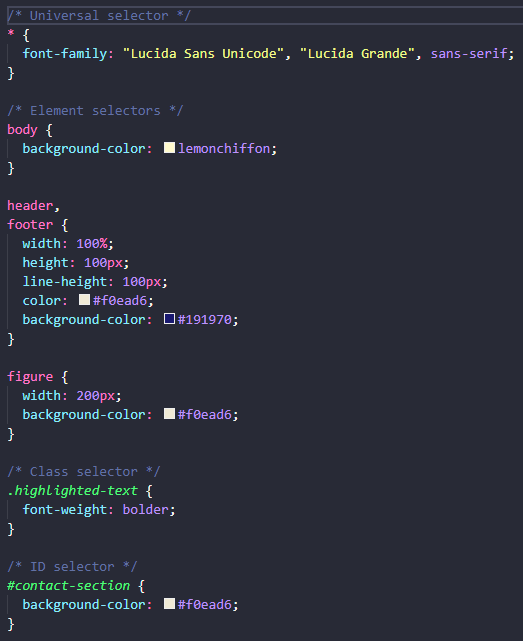 Example of Organizing tests