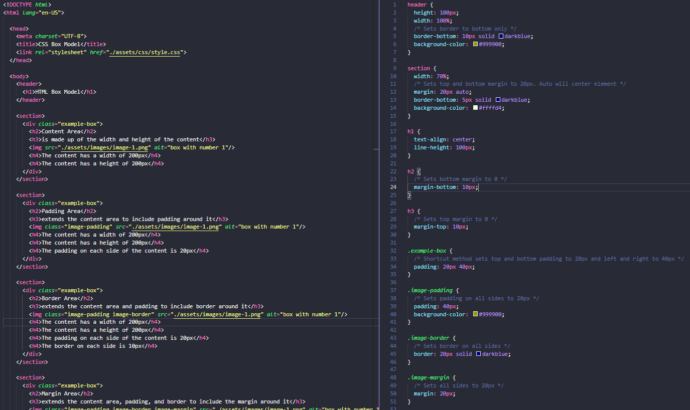 Example of Organizing tests