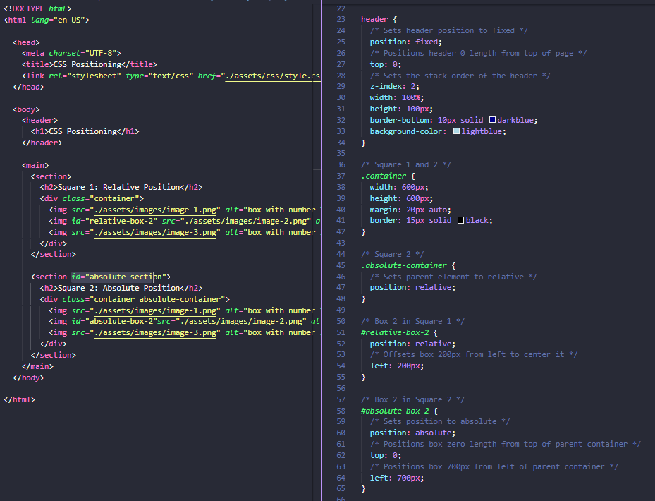 Example of Organizing tests