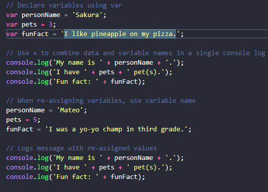 Example of Organizing tests