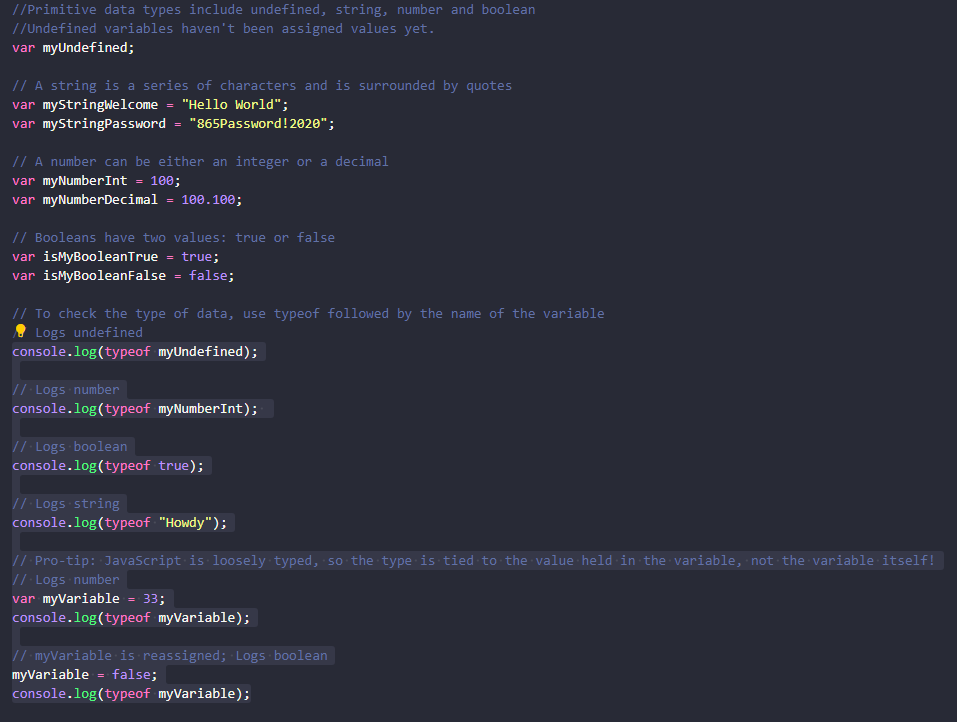 Example of Organizing tests
