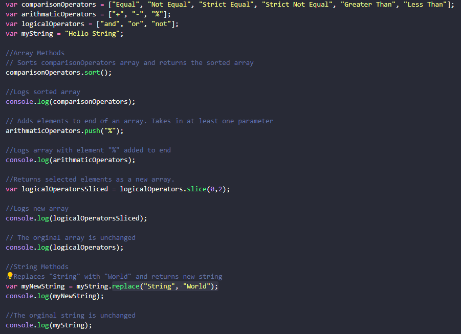 Example of Organizing tests