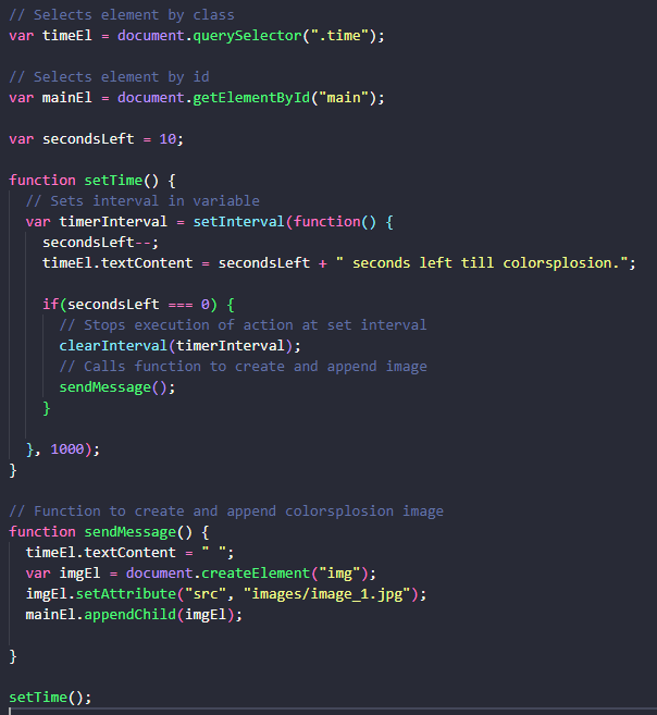 Example of Organizing tests