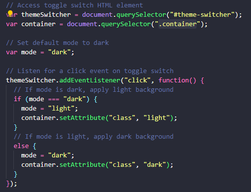 Example of Organizing tests