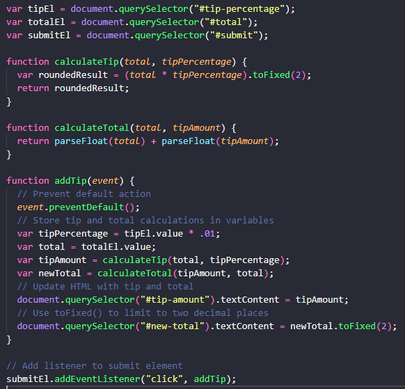 Example of Organizing tests