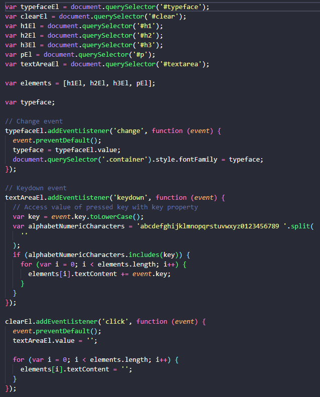 Example of Organizing tests