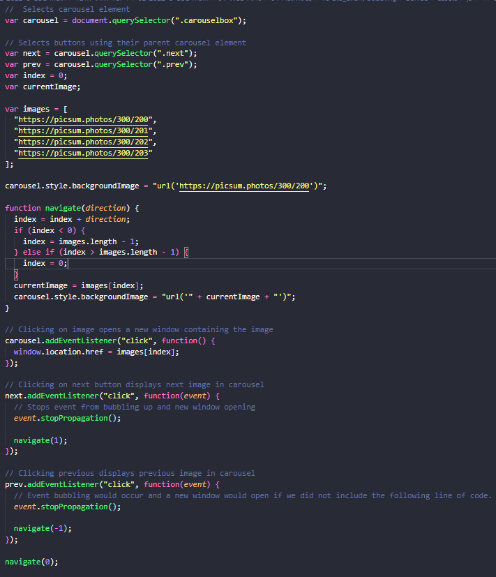 Example of Organizing tests