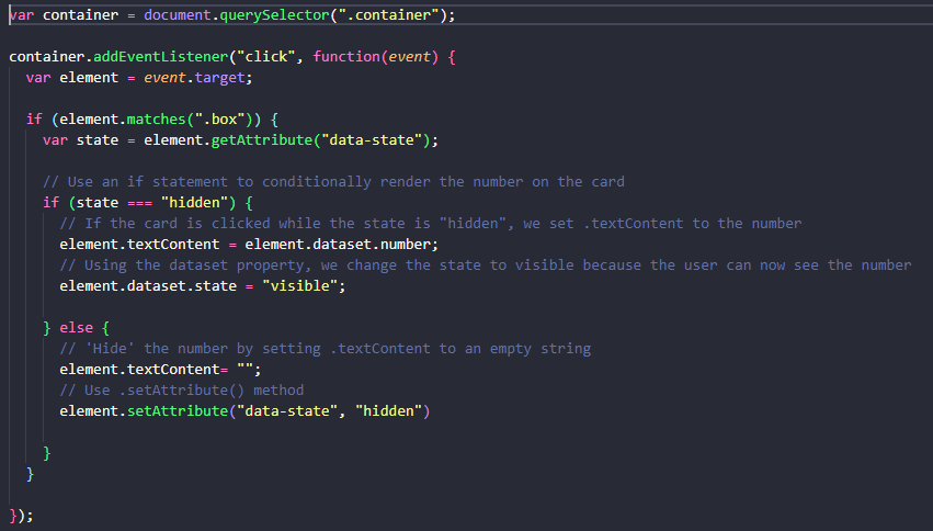 Example of Organizing tests