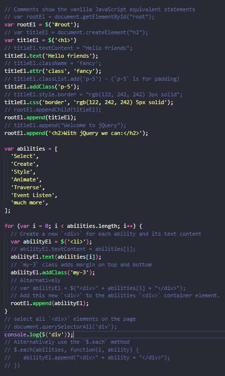 Example of Organizing tests