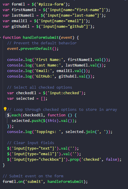 Example of Organizing tests