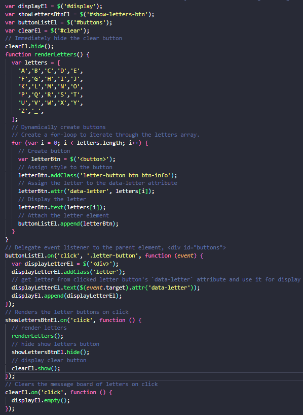 Example of Organizing tests