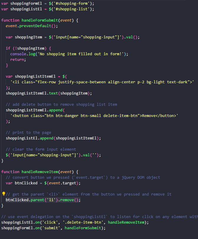 Example of Organizing tests