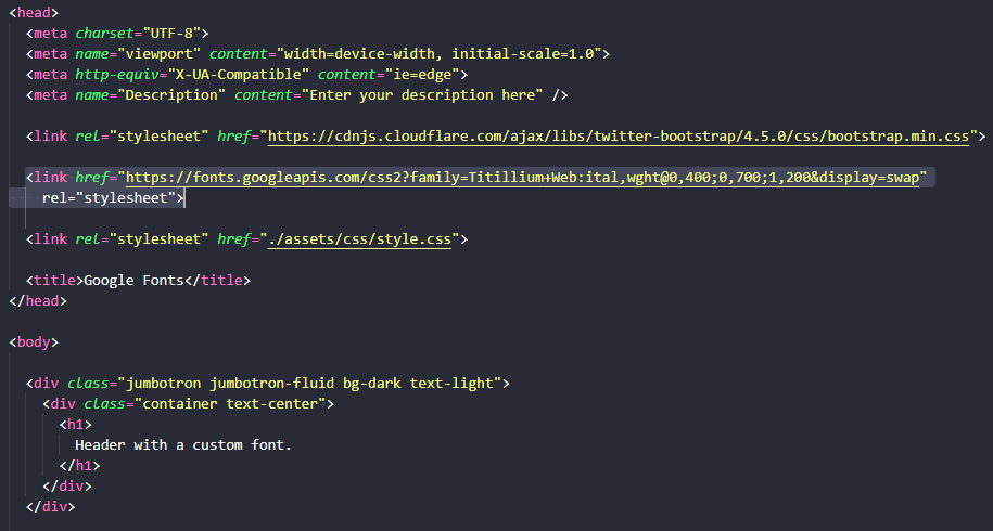 Example of Organizing tests