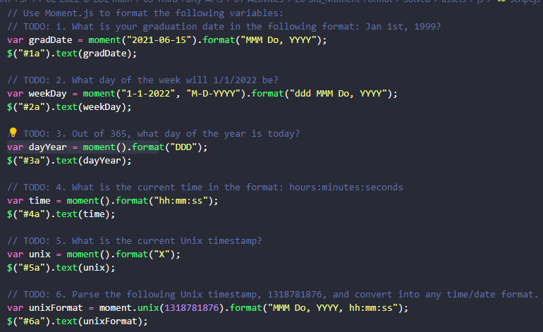 Example of Organizing tests