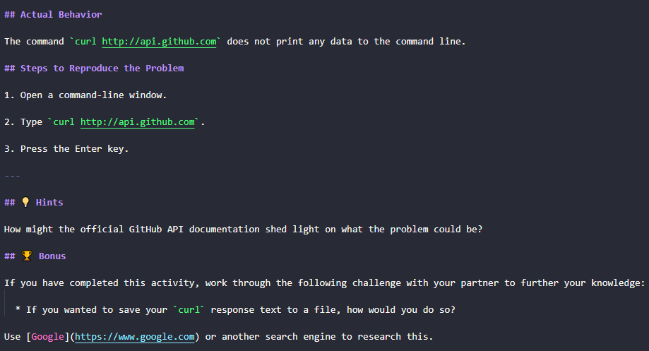 Example of Organizing tests