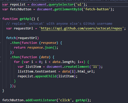 Example of Organizing tests