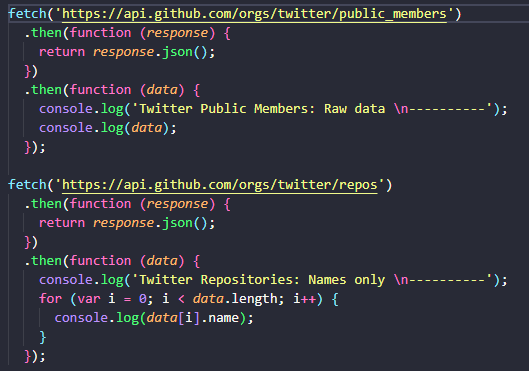 Example of Organizing tests