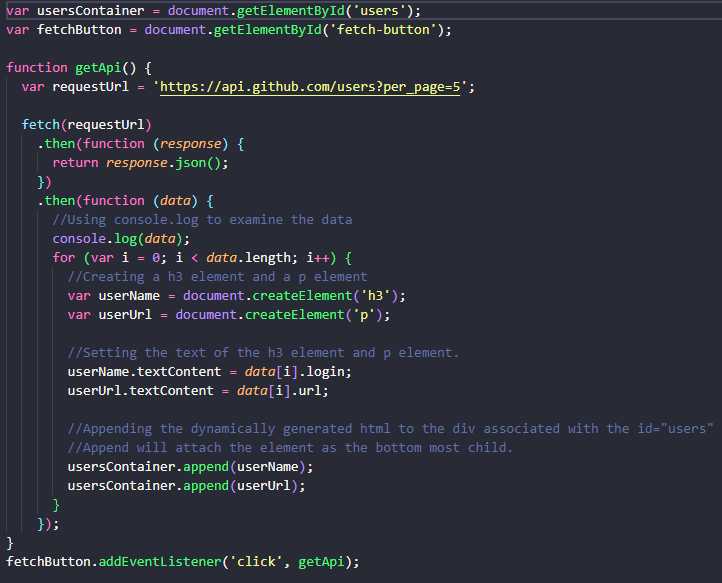 Example of Organizing tests