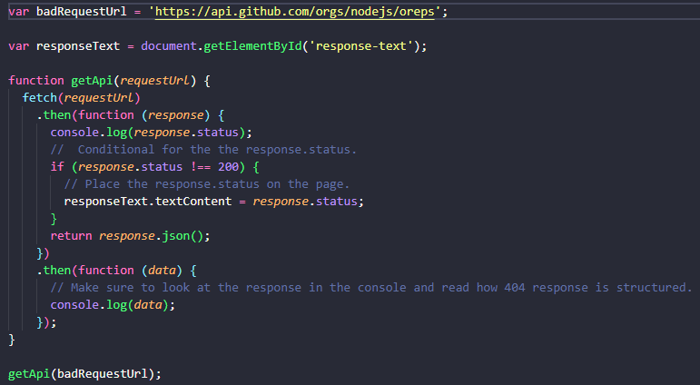Example of Organizing tests