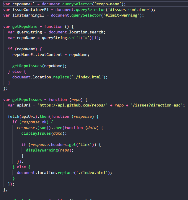 Example of Organizing tests