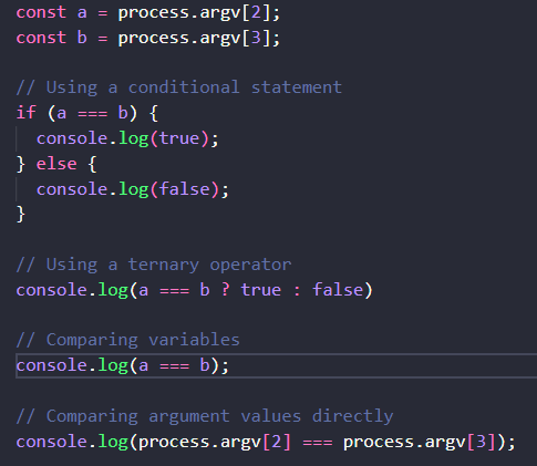 Process Arguments / Parameter Check examples