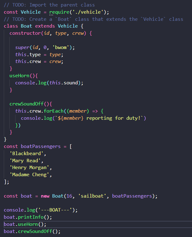 Example of Organizing tests