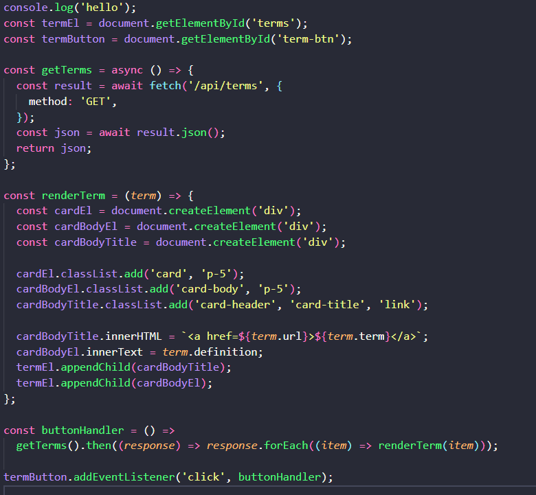 Example of Organizing tests