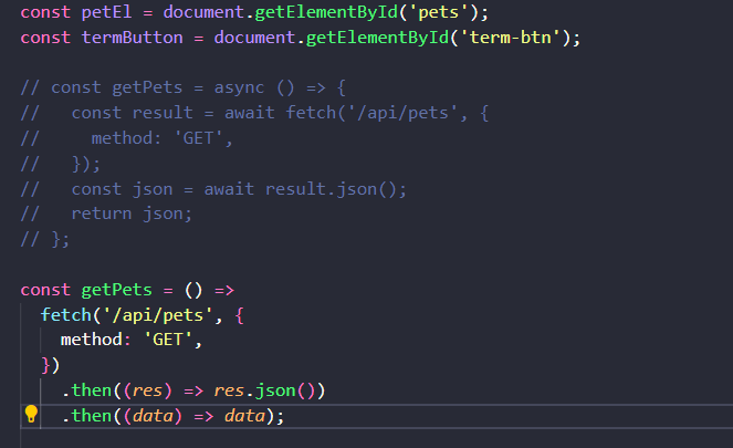 Example of Organizing tests