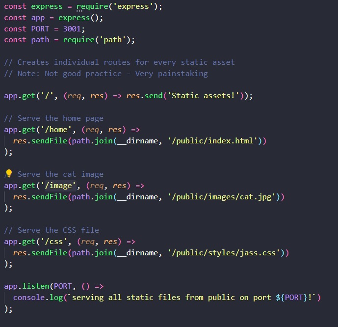 Example of Organizing tests