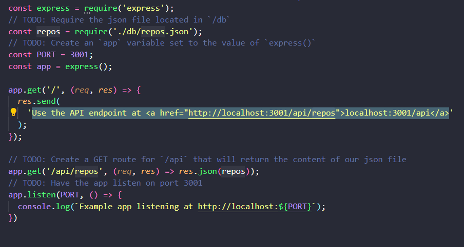 Example of Organizing tests