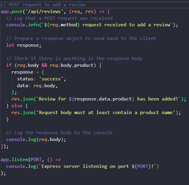 Example of Organizing tests