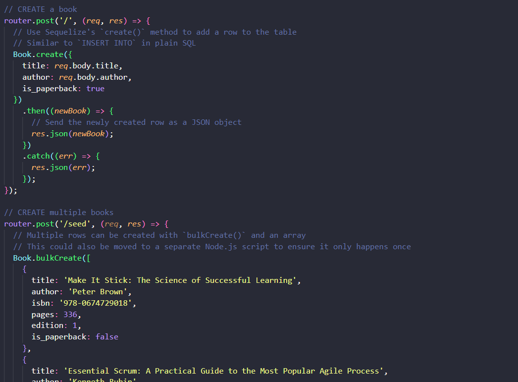 Example of Organizing tests
