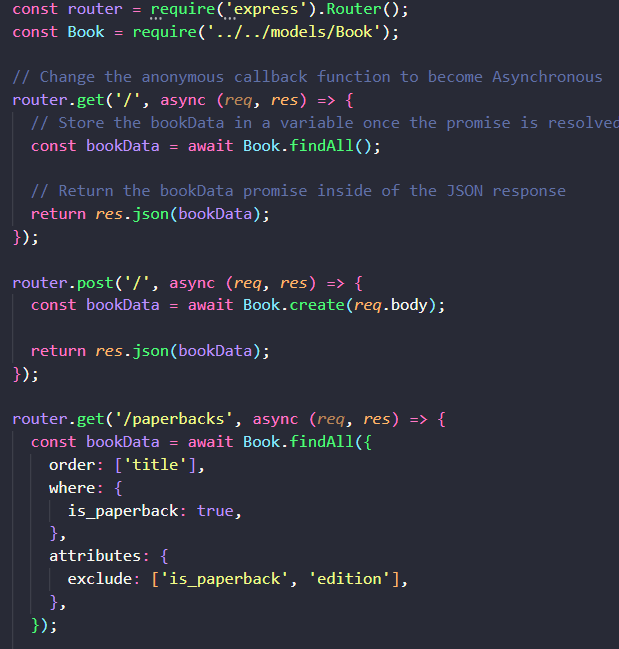 Example of Organizing tests