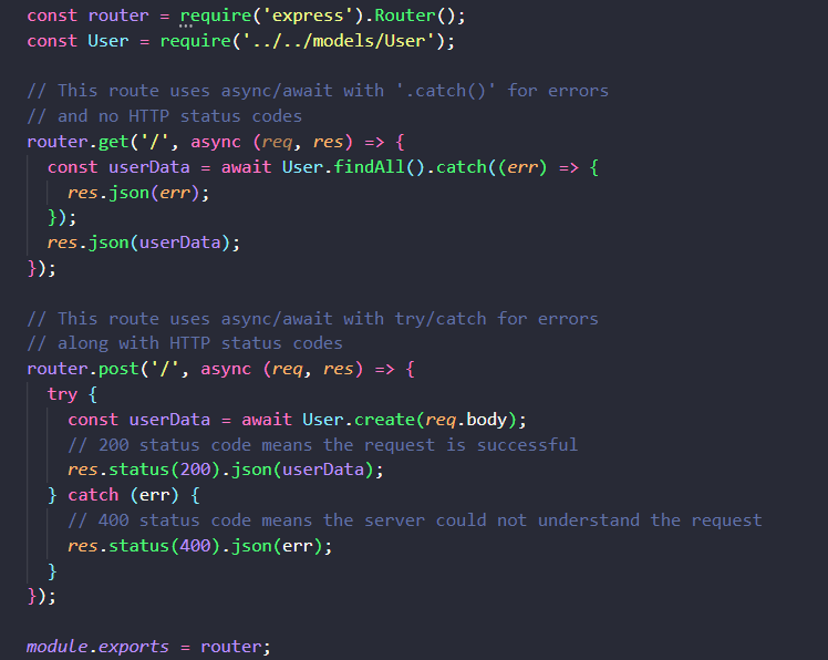 Example of Organizing tests