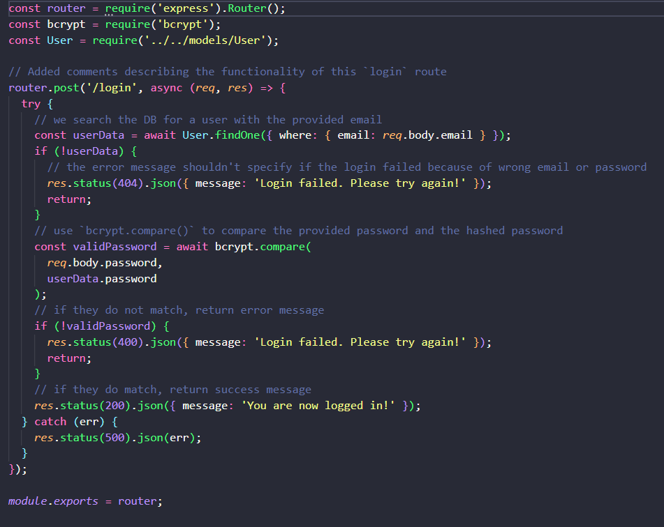 Example of Organizing tests