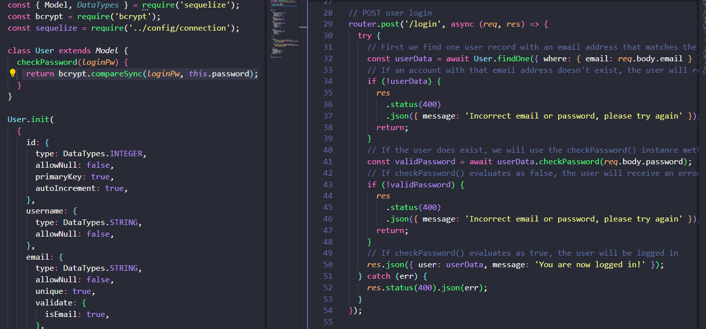 Example of Organizing tests