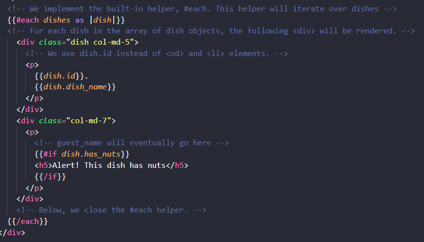 Example of Organizing tests