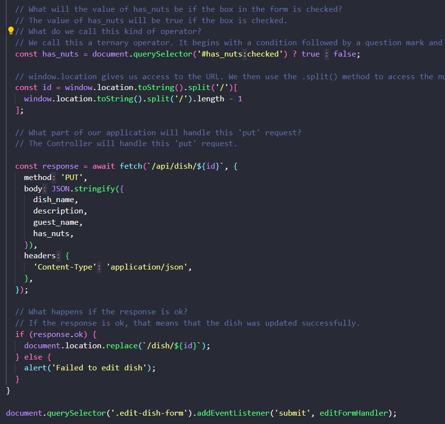 Example of Organizing tests
