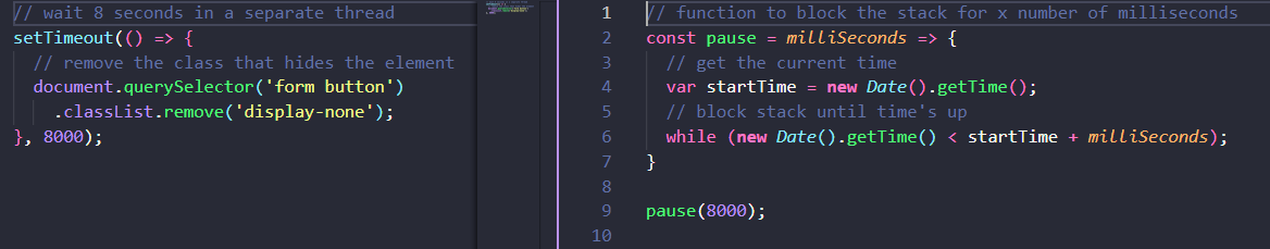 Example of Organizing tests