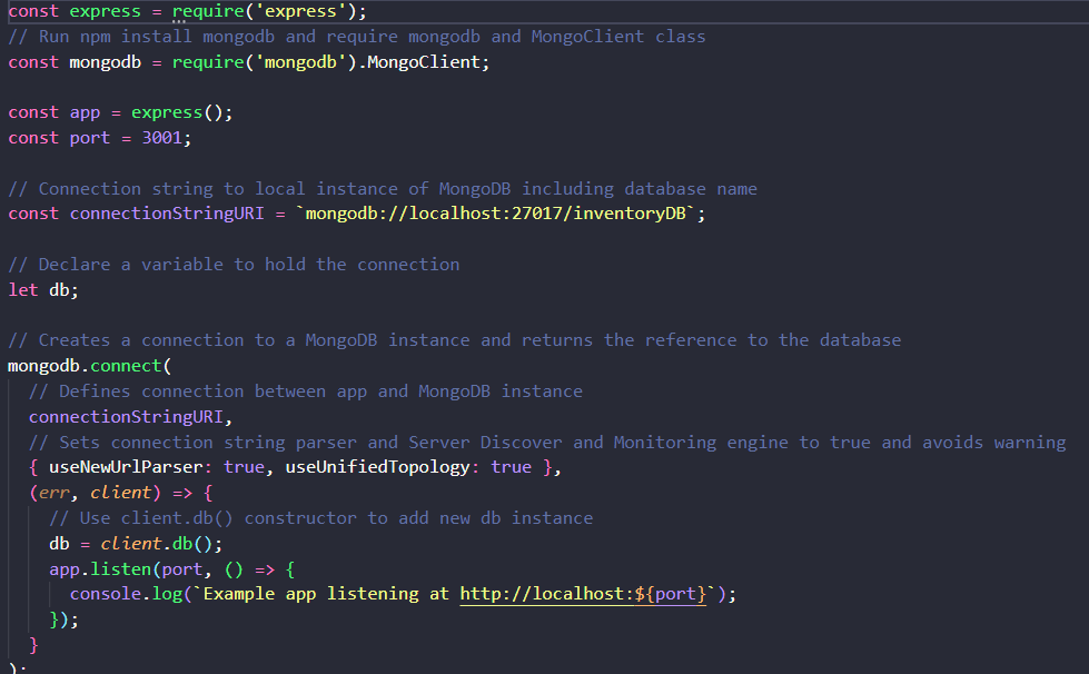 Example of Organizing tests