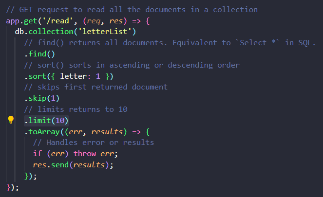 Example of Organizing tests