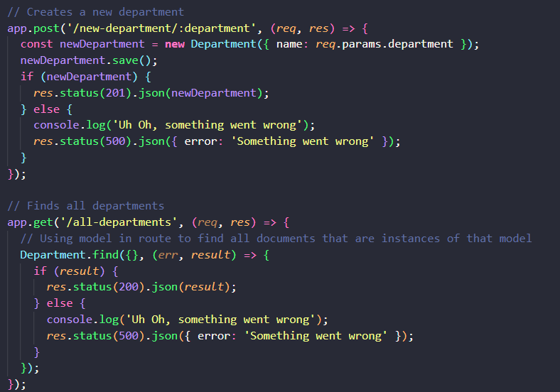 Example of Organizing tests
