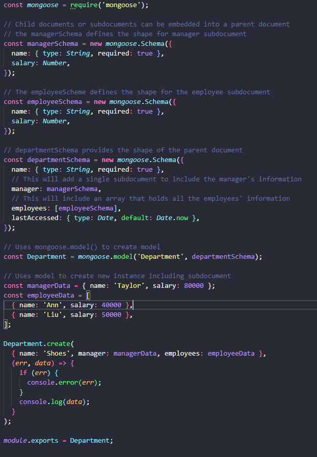 Example of Organizing tests