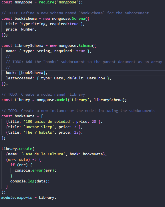 Example of Organizing tests