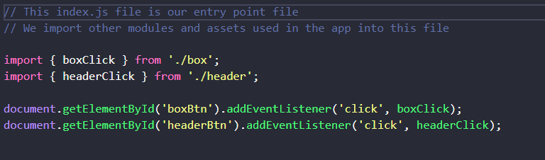 Example of Organizing tests