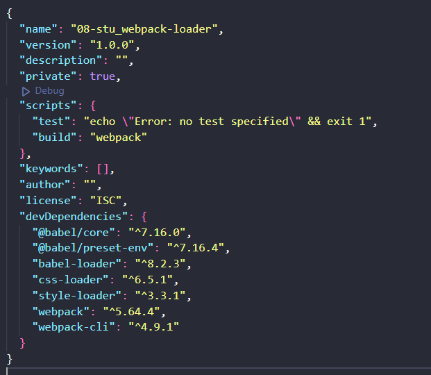 Example of Organizing tests