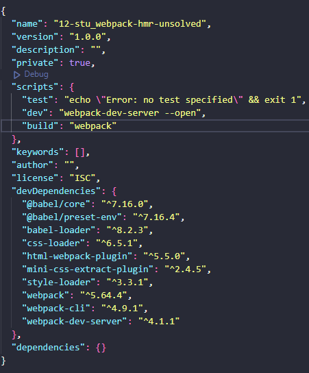 Example of Organizing tests